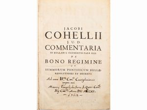Giacomo Coelli - Commentaria in Bullam X Clementis papae VIII De bono regimine