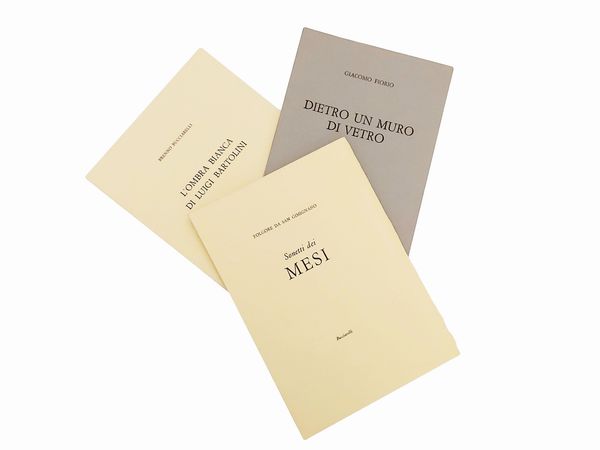 Bartolini - Tamburi - Treccani  - Asta La collezione Bucciarelli: dipinti, grafiche, edizioni d'artista - Associazione Nazionale - Case d'Asta italiane