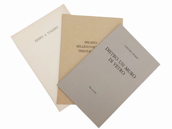 Bompadre - Cantatore - Tamburi  - Asta La collezione Bucciarelli: dipinti, grafiche, edizioni d'artista - Associazione Nazionale - Case d'Asta italiane