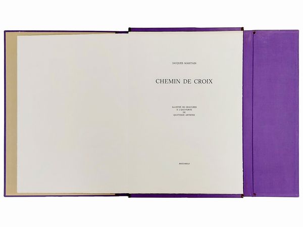 Jacques Maritain : Chemin de croix  - Asta La collezione Bucciarelli: dipinti, grafiche, edizioni d'artista - Associazione Nazionale - Case d'Asta italiane