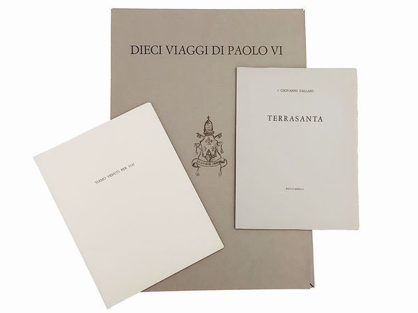 Dieci viaggi di Paolo VI  - Asta La collezione Bucciarelli: dipinti, grafiche, edizioni d'artista - Associazione Nazionale - Case d'Asta italiane