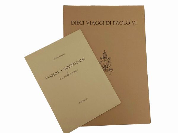 Due libri d'artista  - Asta La collezione Bucciarelli: dipinti, grafiche, edizioni d'artista - Associazione Nazionale - Case d'Asta italiane