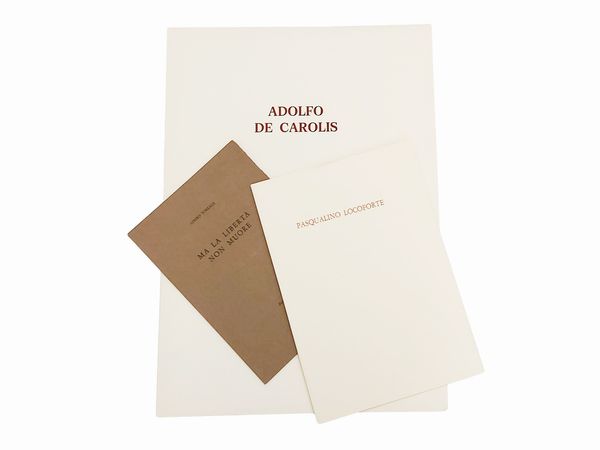 Guidi - De Carolis - Biasion  - Asta La collezione Bucciarelli: dipinti, grafiche, edizioni d'artista - Associazione Nazionale - Case d'Asta italiane