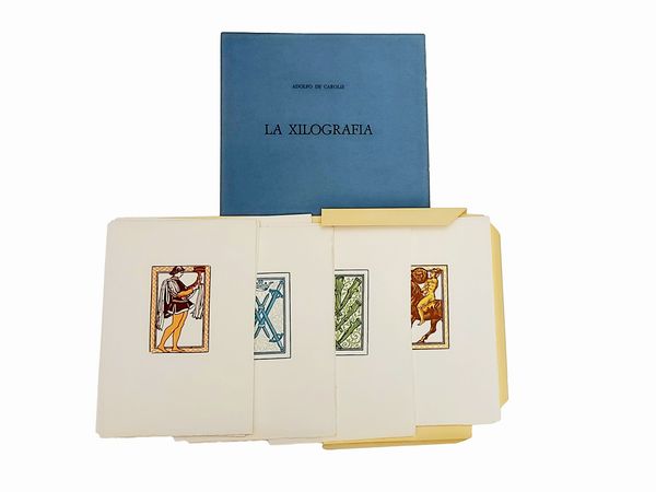 ADOLFO DE CAROLIS : Le carte da gioco  - Asta La collezione Bucciarelli: dipinti, grafiche, edizioni d'artista - Associazione Nazionale - Case d'Asta italiane