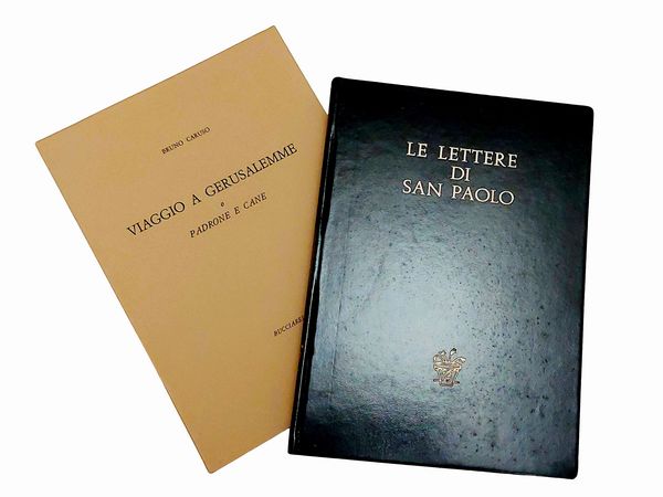 Le lettere di San Paolo - Viaggio a Gerusalemme  - Asta La collezione Bucciarelli: dipinti, grafiche, edizioni d'artista - Associazione Nazionale - Case d'Asta italiane