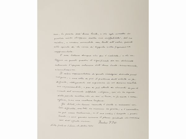 Lello Scorzelli : Padri della Chiesa: 10 litografie  - Asta La collezione Bucciarelli: dipinti, grafiche, edizioni d'artista - Associazione Nazionale - Case d'Asta italiane