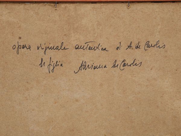 ADOLFO DE CAROLIS : Studio per il quadro e la xilografia L'urlo di Achille 1907  - Asta La collezione Bucciarelli: dipinti, grafiche, edizioni d'artista - Associazione Nazionale - Case d'Asta italiane