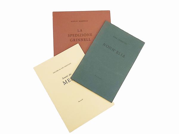 Tamburi - Treccani - Travaglini  - Asta La collezione Bucciarelli: dipinti, grafiche, edizioni d'artista - Associazione Nazionale - Case d'Asta italiane