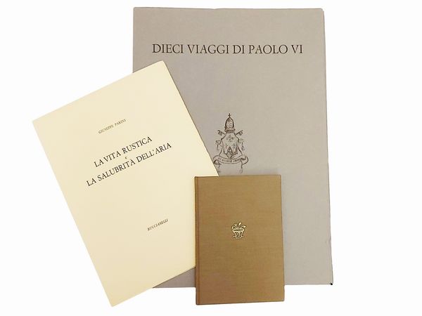 Tre libri d'artista  - Asta La collezione Bucciarelli: dipinti, grafiche, edizioni d'artista - Associazione Nazionale - Case d'Asta italiane