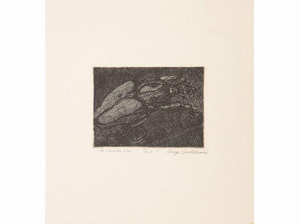 Luigi Bartolini : Lo scarabeo d'oro  - Asta La collezione Bucciarelli: dipinti, grafiche, edizioni d'artista - Associazione Nazionale - Case d'Asta italiane