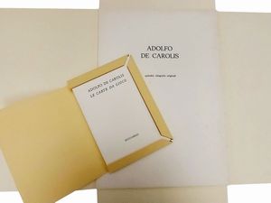 ADOLFO DE CAROLIS - Le carte da gioco