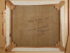 VIRGILIO GUIDI : Interno dello studio 1969  - Asta La collezione Bucciarelli: dipinti, grafiche, edizioni d'artista - Associazione Nazionale - Case d'Asta italiane