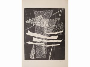 LUIGI VERONESI : L. Veronesi 6 incisioni 1959  - Asta La collezione Bucciarelli: dipinti, grafiche, edizioni d'artista - Associazione Nazionale - Case d'Asta italiane