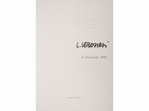 LUIGI VERONESI : L. Veronesi 6 incisioni 1959  - Asta La collezione Bucciarelli: dipinti, grafiche, edizioni d'artista - Associazione Nazionale - Case d'Asta italiane