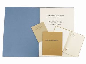 WALTER PIACESI - Quattro libri d'artista