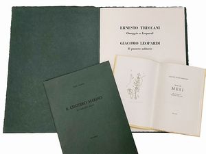 Ernesto Treccani - Tre libri d'artista