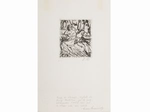 Luigi Bartolini : Da Poesie 1960  - Asta La collezione Bucciarelli: dipinti, grafiche, edizioni d'artista - Associazione Nazionale - Case d'Asta italiane