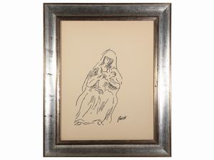 VIRGILIO GUIDI - Madonna con Bambino