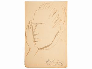 PERICLE FAZZINI - Ritratto di uomo 1935 e Rosa 1940