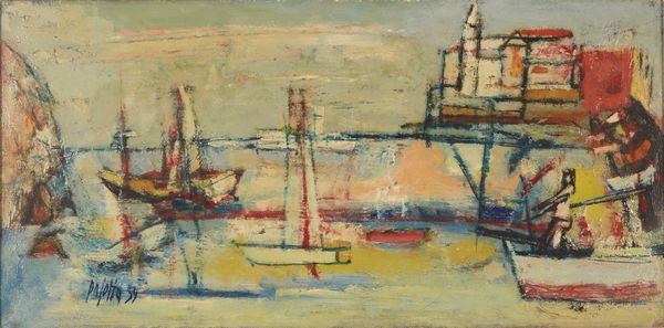 Marina di Sestri Levante, 1959  - Asta Arte moderna, contemporanea e dipinti del XIX secolo   - Associazione Nazionale - Case d'Asta italiane