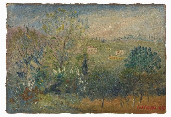 Paesaggio, 1949  - Asta Arte moderna, contemporanea e dipinti del XIX secolo   - Associazione Nazionale - Case d'Asta italiane