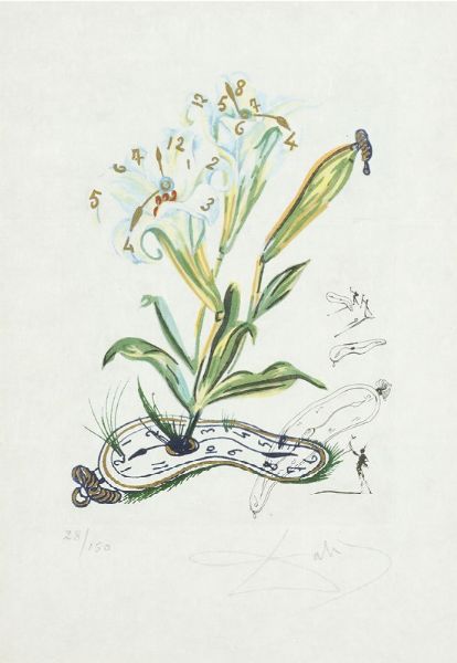 Orologi e fiori  - Asta Arte moderna, contemporanea e dipinti del XIX secolo   - Associazione Nazionale - Case d'Asta italiane