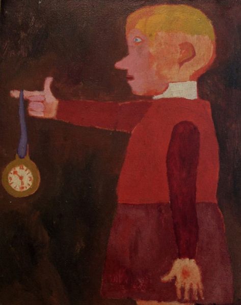 Uomo con orologio, 1980 ca  - Asta Arte moderna, contemporanea e dipinti del XIX secolo   - Associazione Nazionale - Case d'Asta italiane