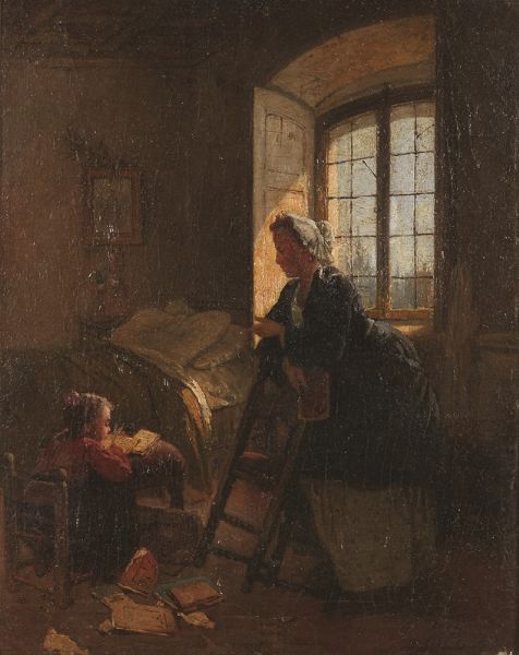 Linsegnante  - Asta Arte moderna, contemporanea e dipinti del XIX secolo   - Associazione Nazionale - Case d'Asta italiane