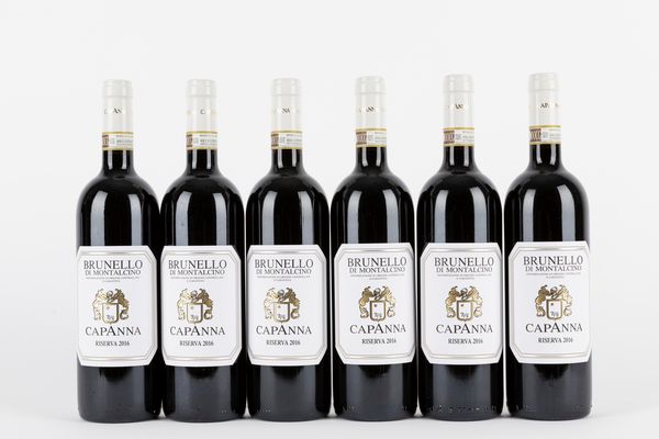 Toscana : Capanna Brunello di Montalcino Riserva (6 bts)  - Asta Vini e distillati - Associazione Nazionale - Case d'Asta italiane