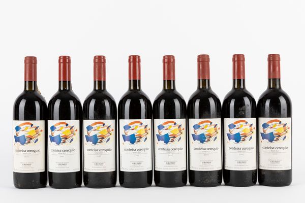 Piemonte : Gaja Gromis Barolo Conteisa Cerequio (8 BT)  - Asta Vini e distillati - Associazione Nazionale - Case d'Asta italiane