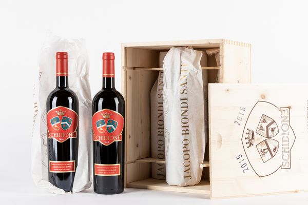 Toscana : Jacopo Biondi Santi Schidione 2015-2016 (6 BT)  - Asta Vini e distillati - Associazione Nazionale - Case d'Asta italiane