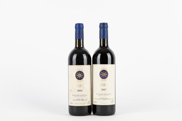Toscana : Sassicaia (2 BT)  - Asta Vini e distillati - Associazione Nazionale - Case d'Asta italiane