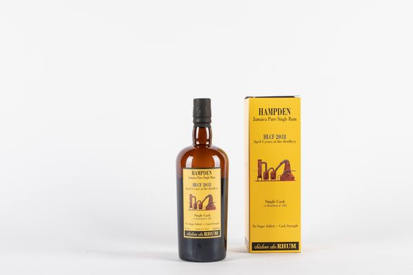 Hampden HLCF 2018 Habitation Velier 3 YO Single Cask 284  - Asta Vini e distillati - Associazione Nazionale - Case d'Asta italiane