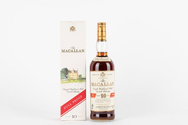 Scozia : Macallan 10 YO Full Proof  - Asta Vini e distillati - Associazione Nazionale - Case d'Asta italiane