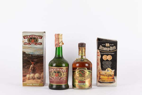 Scozia : Strathspey e Desmond & Duff Whisky (2 BT)  - Asta Vini e distillati - Associazione Nazionale - Case d'Asta italiane
