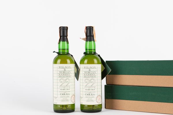 Scozia : Caol Ila 22 YO 1974 Wilson & Morgan Barrel Selection Cask Strength (Single Cask) (2 BT)  - Asta Vini e distillati - Associazione Nazionale - Case d'Asta italiane