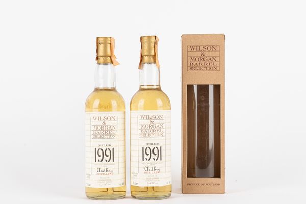 Scozia : Ardbeg 1991 Wilson & Morgan Barrel Selection (Single Cask) (2 BT)  - Asta Vini e distillati - Associazione Nazionale - Case d'Asta italiane