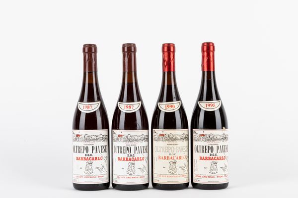 Lombardia : Verticale Barbacarlo Comm. Lino Maga (4 BT)  - Asta Vini e distillati - Associazione Nazionale - Case d'Asta italiane