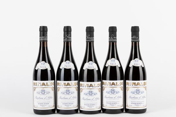 Piemonte : Giuseppe Rinaldi Verticale Barbera d'Alba (5 BT)  - Asta Vini e distillati - Associazione Nazionale - Case d'Asta italiane