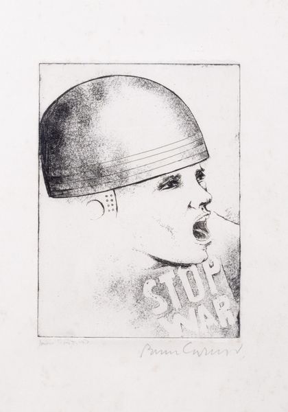 Bruno Caruso : Stop war  - Asta Christmas Pop: arte, sneakers e design - Associazione Nazionale - Case d'Asta italiane