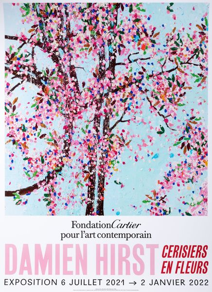 Damien Hirst : Cerisiers en fleurs  - Asta Christmas Pop: arte, sneakers e design - Associazione Nazionale - Case d'Asta italiane