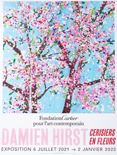 Damien Hirst : Cerisiers en fleurs  - Asta Christmas Pop: arte, sneakers e design - Associazione Nazionale - Case d'Asta italiane