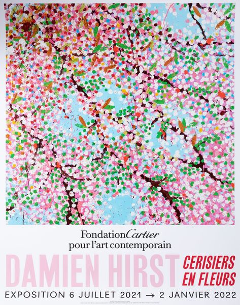 Damien Hirst : Cerisiers en fleurs  - Asta Christmas Pop: arte, sneakers e design - Associazione Nazionale - Case d'Asta italiane
