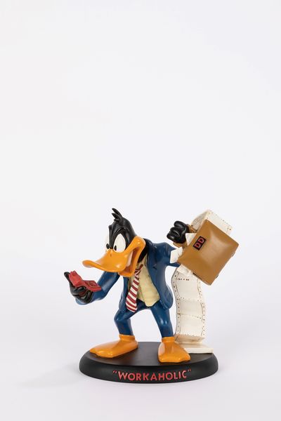 Duffy Duck Workaholic  - Asta Christmas Pop: arte, sneakers e design - Associazione Nazionale - Case d'Asta italiane