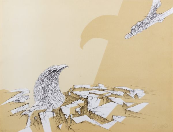 Fabrizio Clerici : Rapace  - Asta Christmas Pop: arte, sneakers e design - Associazione Nazionale - Case d'Asta italiane