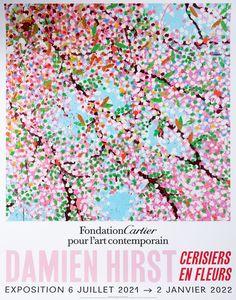 Damien Hirst : Cerisiers en fleurs  - Asta Christmas Pop: arte, sneakers e design - Associazione Nazionale - Case d'Asta italiane
