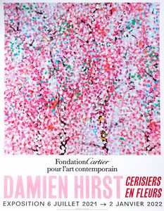 Damien Hirst : Cerisiers en fleurs  - Asta Christmas Pop: arte, sneakers e design - Associazione Nazionale - Case d'Asta italiane