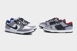 Nike - Bundle Pack - Dunk SB Supreme White Cement e Black Cement / Taglie US 10 EUR 44