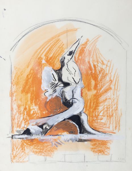 Graham Sutherland : Studio per Hybrid  - Asta Arte Moderna e Contemporanea - Associazione Nazionale - Case d'Asta italiane