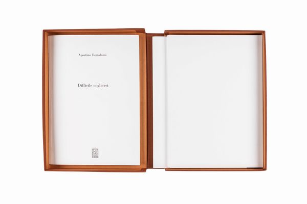 AGOSTINO BONALUMI : Difficile cogliersi  - Asta Arte Moderna e Contemporanea - Associazione Nazionale - Case d'Asta italiane